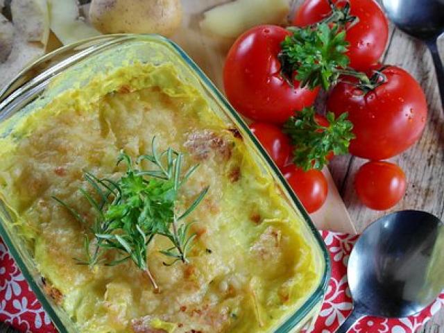 Gratin de poisson et légumes au parmesan (8p)