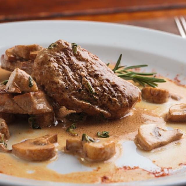 Steak sauce champignons (4p)